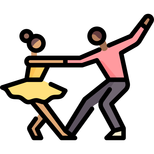 a couple dancing