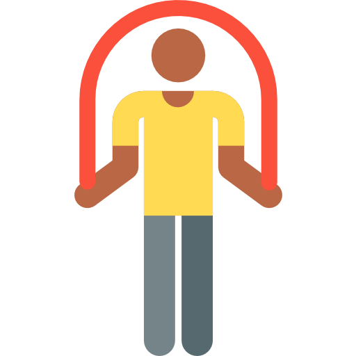 athlete jumping rope
